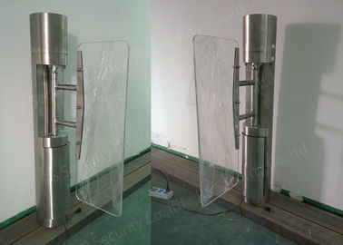 Security Dual Swing Barrier Gate Turnstile Shopping Mall Exit Entrance Management