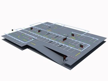 चुंबकीय संवेदक बुद्धिमान कार पार्किंग मार्गदर्शन प्रणाली इंडोर, हवाई अड्डों और होटल के लिए