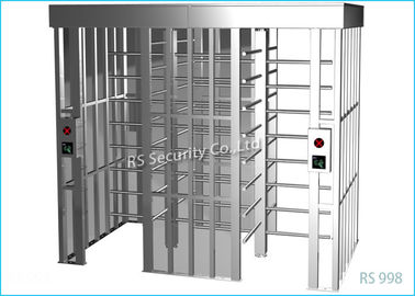सुरक्षा निविड़ अंधकार पूरी ऊंचाई Turnstiles 2 लेन होटल फेरी प्रबंधन