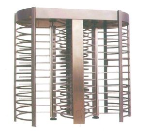 304 स्टेनलेस स्टील 2 लेन पूरी ऊंचाई Turnstiles एकल या डबल रास्ता वैकल्पिक 2300mm ऊंचाई