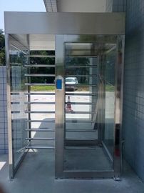 OEM स्वनिर्धारित स्टेनलेस स्टील पैदल चलने वालों का 2.3 मीटर भरा ऊंचाई Turnstiles जंग सबूत