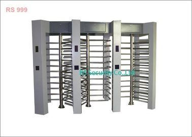 टीसीपी / आईपी सुरक्षा सुरक्षित स्वचालित Turnstiles / दो चैनल पूरी ऊंचाई Turnstiles