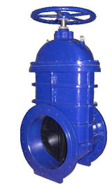 Actuated EPDM / NBR लचीला बैठे बोनेट गेट वाल्व / पानी के गेट वाल्व